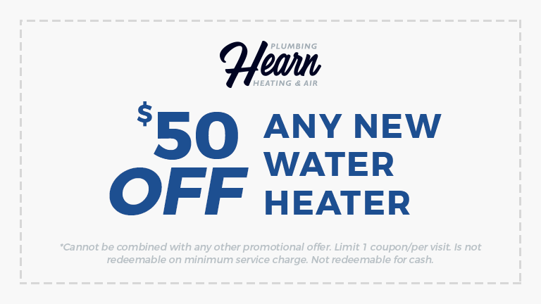 50-off-water-heater $50 of any new water heater